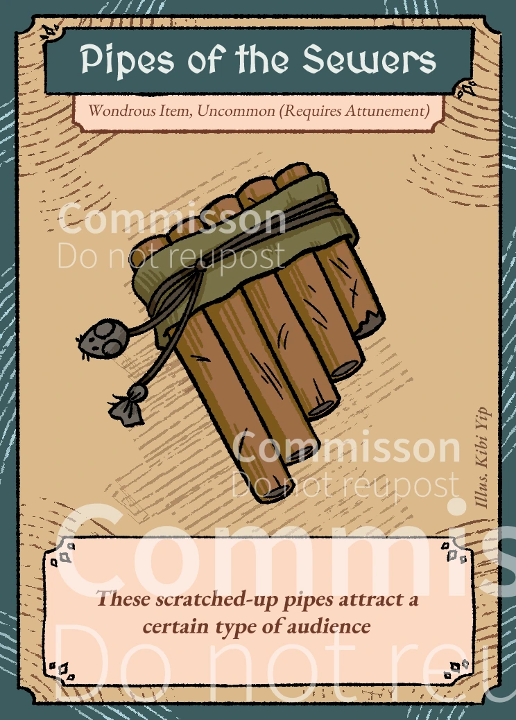 Pipe of the sewer