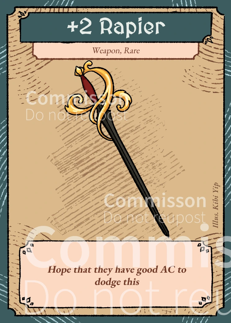 Rapier +2